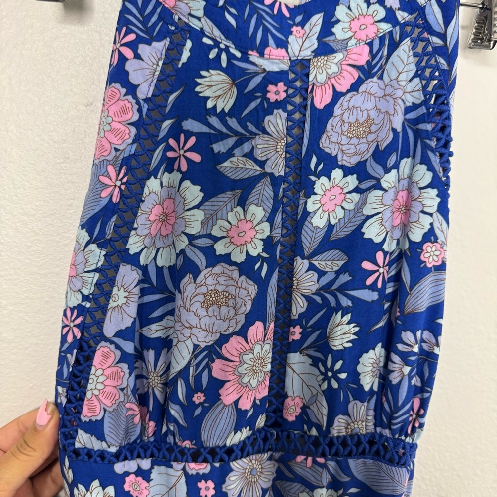 Abel The Label Blue Bell Cottage Floral Maxi Dress‎ - Picture 5 of 9
